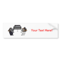 Vintage Keyboards: 3D Model: Bumper Sticker