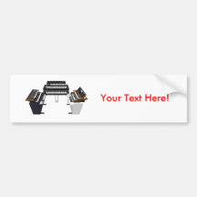 Vintage Keyboards: 3D Model: Bumper Sticker