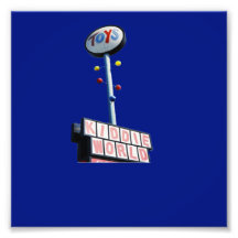 vintage kiddie world toys sign photograph