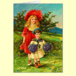Vintage Kids Birthday Card cards