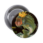 Vintage Kingfish California Green Asparagus Label Pinback Button