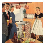 Vintage Kitchen Party, Family Reunion Invite