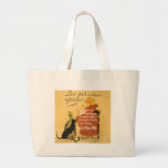 Vintage Kitten Milk Poster Tote Bags