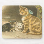 Vintage Kitten mousepads