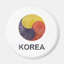 Vintage Korea Fridge Magnets
