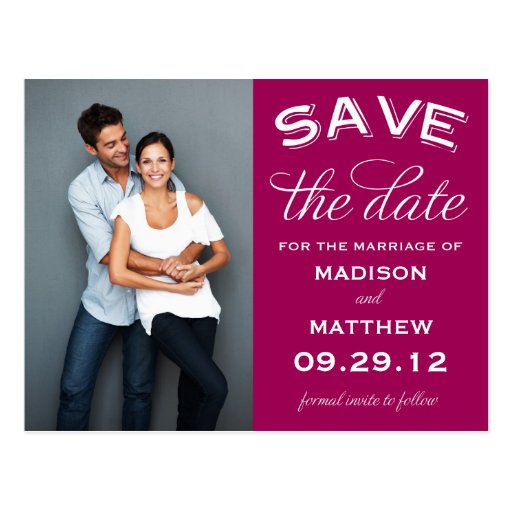 VINTAGE LABEL | SAVE THE DATE ANNOUNCEMENT POST CARDS
