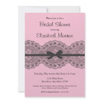 "Vintage Lace" Bridal Shower Invitation