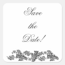 Vintage Lace Butterflies Butterfly Square Stickers