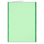 Vintage Lace Leaf Green Greeting Card