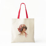 Vintage Lady in Silk Flowered Bonnet bags
