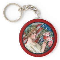 Vintage Lady Liberty_Keychain