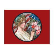 Vintage Lady Liberty_Postcard