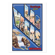 Vintage Las Vegas Postcard