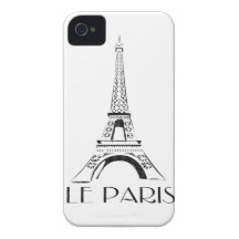vintage le paris eiffel tower iPhone 4 case