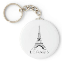 vintage le paris key chain