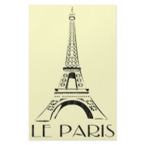 vintage le paris stationery paper
