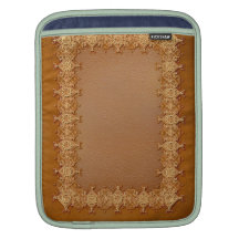 Vintage leather case sleeve for iPads