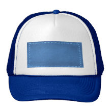Vintage Leather Look Patchwork - Add Image / Text Mesh Hats