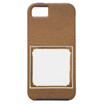 Vintage Leather Look - Write on ImageBox TextBox iPhone 5 Cases