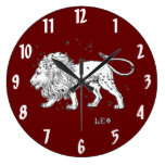 Vintage Leo Wall Clock