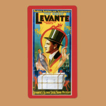Vintage Levante Famous Australian Illusionist labels