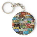 Vintage License Plates Key Chains