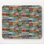 Vintage License Plates Mousepads