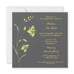Vintage Lily Bridal Shower Invitation
