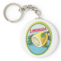 Vintage Limonada Label Keychains