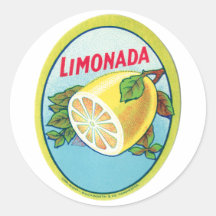 Vintage Limonada Label Sticker