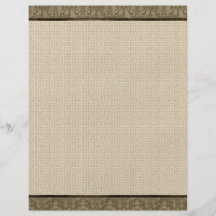 Vintage Linen Look Paper Flyer