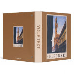 Vintage Litho Travel ad Florence Italy Binder