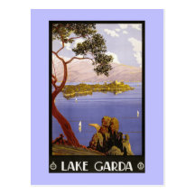 Vintage Litho Travel ad Garda Lake Italy Post Cards