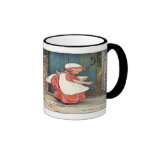 Vintage Little Miss Muffet Spider Nursery Rhyme Coffee Mug