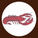 Vintage Lobster stickers