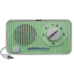 Vintage Londale Radio - Green Laptop Speakers
