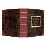 Vintage Look Personalized 2" Recipe Binder