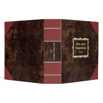 Vintage Look Personalized Photo Album Binder, 2"