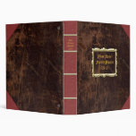 Vintage Look Personalized Photo Album or Genealogy Vinyl Binders