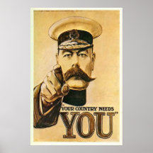 Vintage Lord Kitchener Poster Print