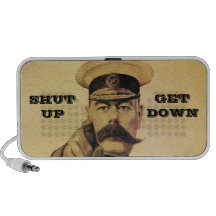 Vintage Lord Kitchener Travel Speakers