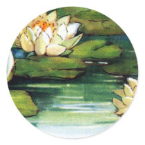 Vintage Lotus Stickers