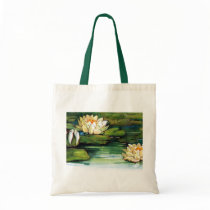 Vintage Lotus Tote Bag