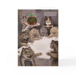 Vintage Louis Wain Cats Christmas Party Card
