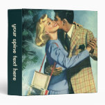 Vintage Love and Romance, Christmas Dance 3 Ring Binder