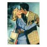 Vintage Love and Romance, Christmas Dance Post Card