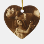 Vintage Love and Romance, Romantic Music Christmas Tree Ornaments