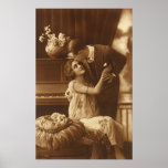 Vintage Love and Romance, Romantic Music Print