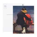 Vintage Love on the Beach Postcards