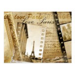 Vintage Love Paris Post Card